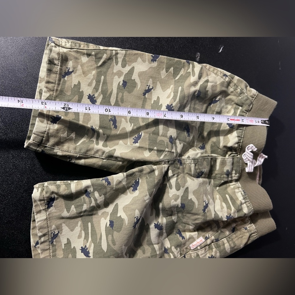 WEATHERPROOF VINTAGE Little Boy 2pc Woven Shirt  Short Set Dinosaurs Size 7 - Picture 8 of 9